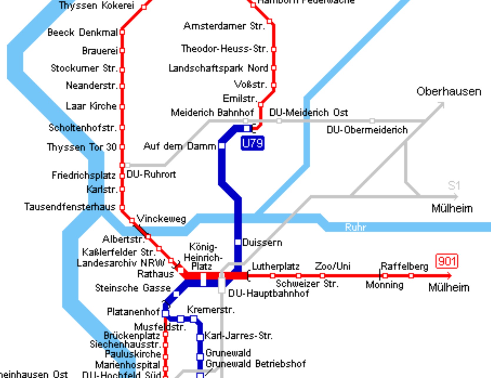 Duisburg light rail