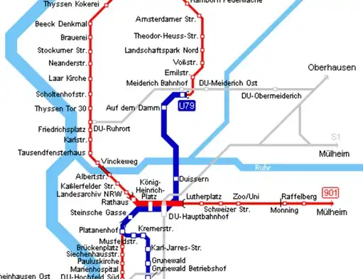 Duisburg light rail
